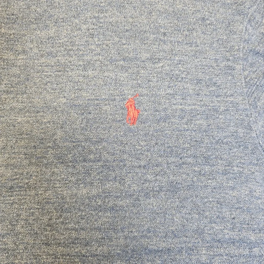Polo Ralph Lauren Long Sleeve Polo‎ Shirt Blue Heathered Mens XXL Tall